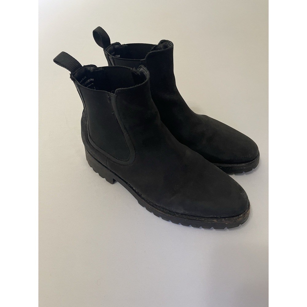 Thursday Boots Legend Everyday Pull On Chelsea Boots Leather Black Size 9